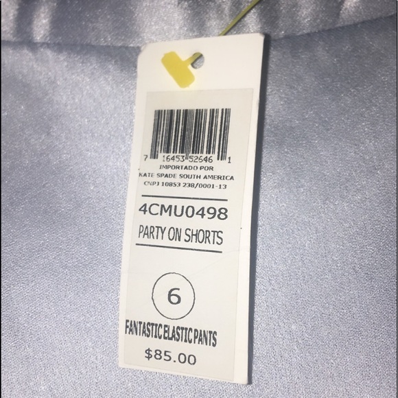 🆕🌸KATE SPADE PARTY ON SHORTS🌸 - Picture 3 of 7